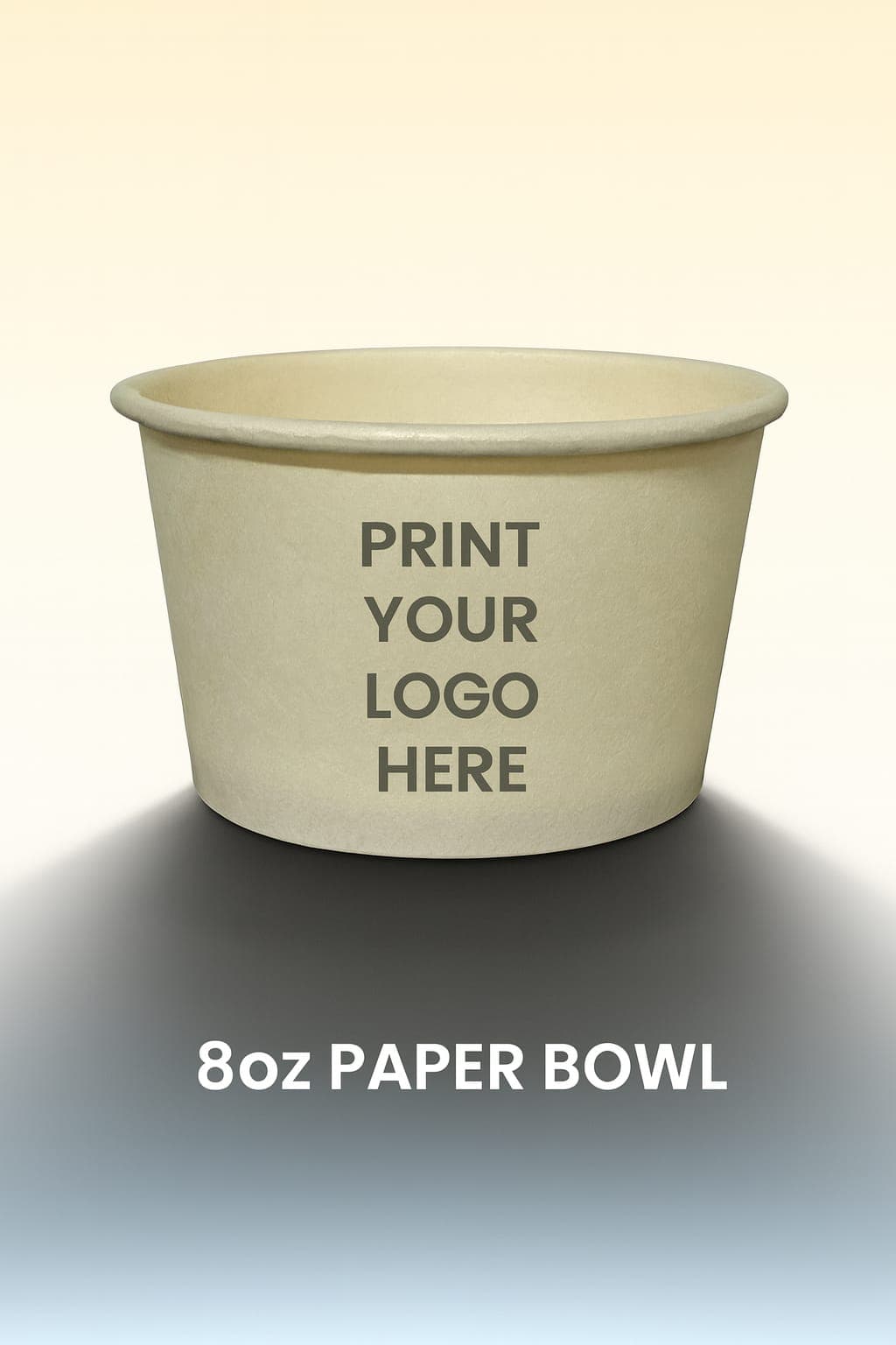 8oz Paper Bowl — custompack.pk