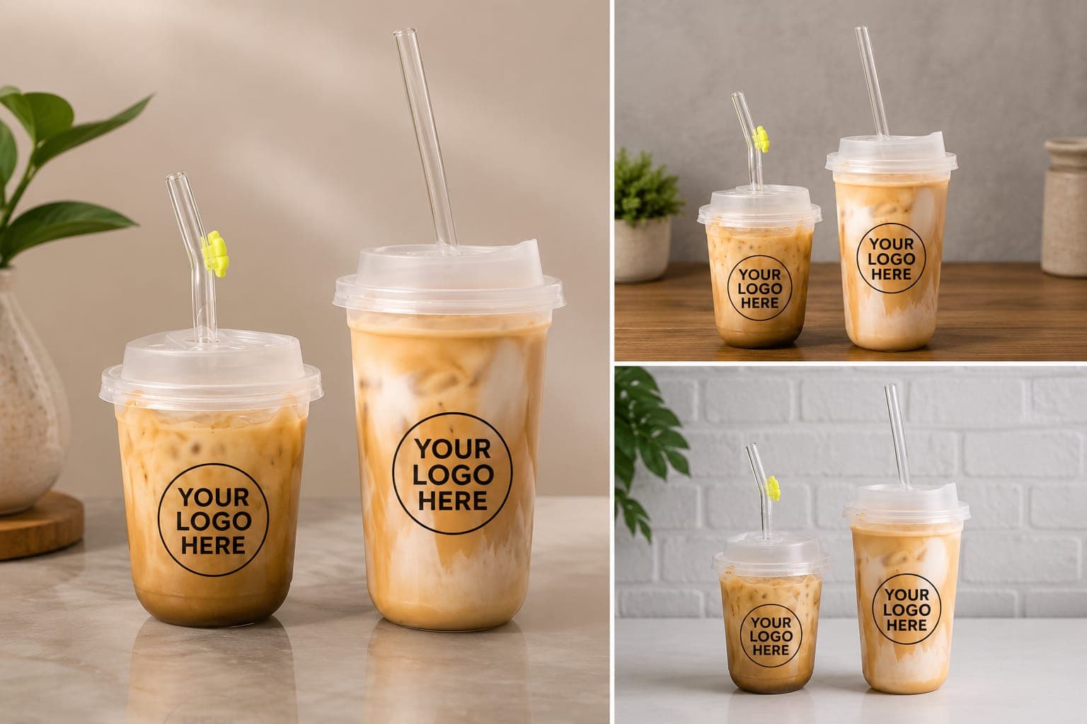 16oz U Shape Cup | Logo printing packaging by CustomPack.pk | Lahore, Karachi Pakistan