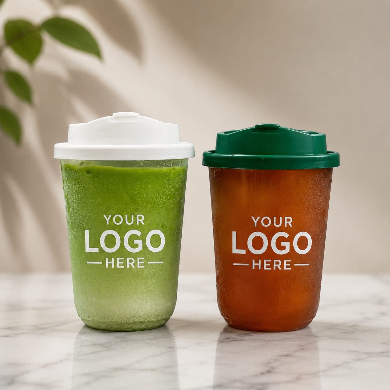 16oz U Shape Plastic Glass | Related custom printing product | CustomPack.pk Pakistan
