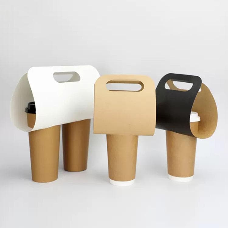 Single Coffee Cup Holder angle 2 | Branded packaging printing | CustomPack.pk