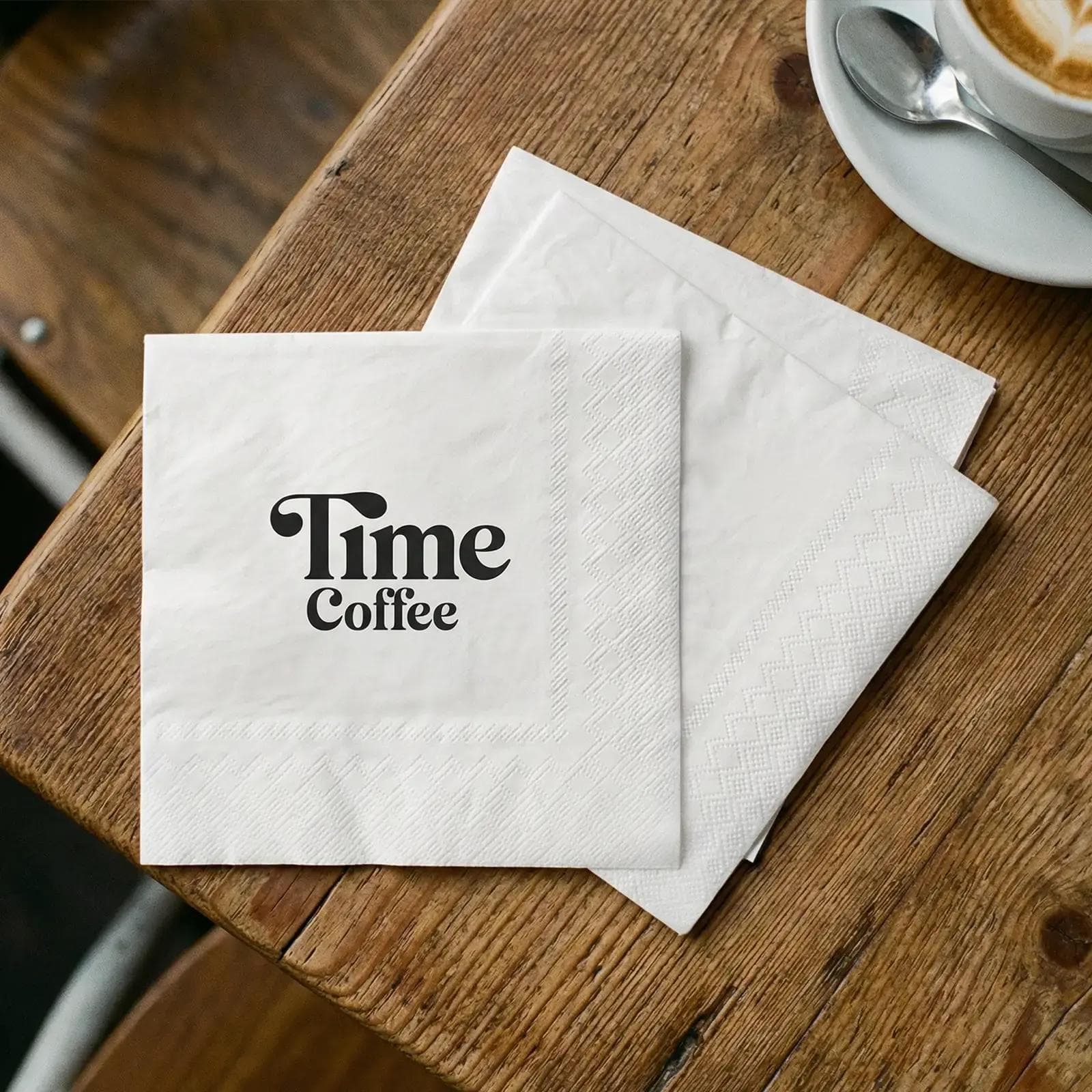 Coffee Napkins angle 2 | Branded packaging printing | CustomPack.pk
