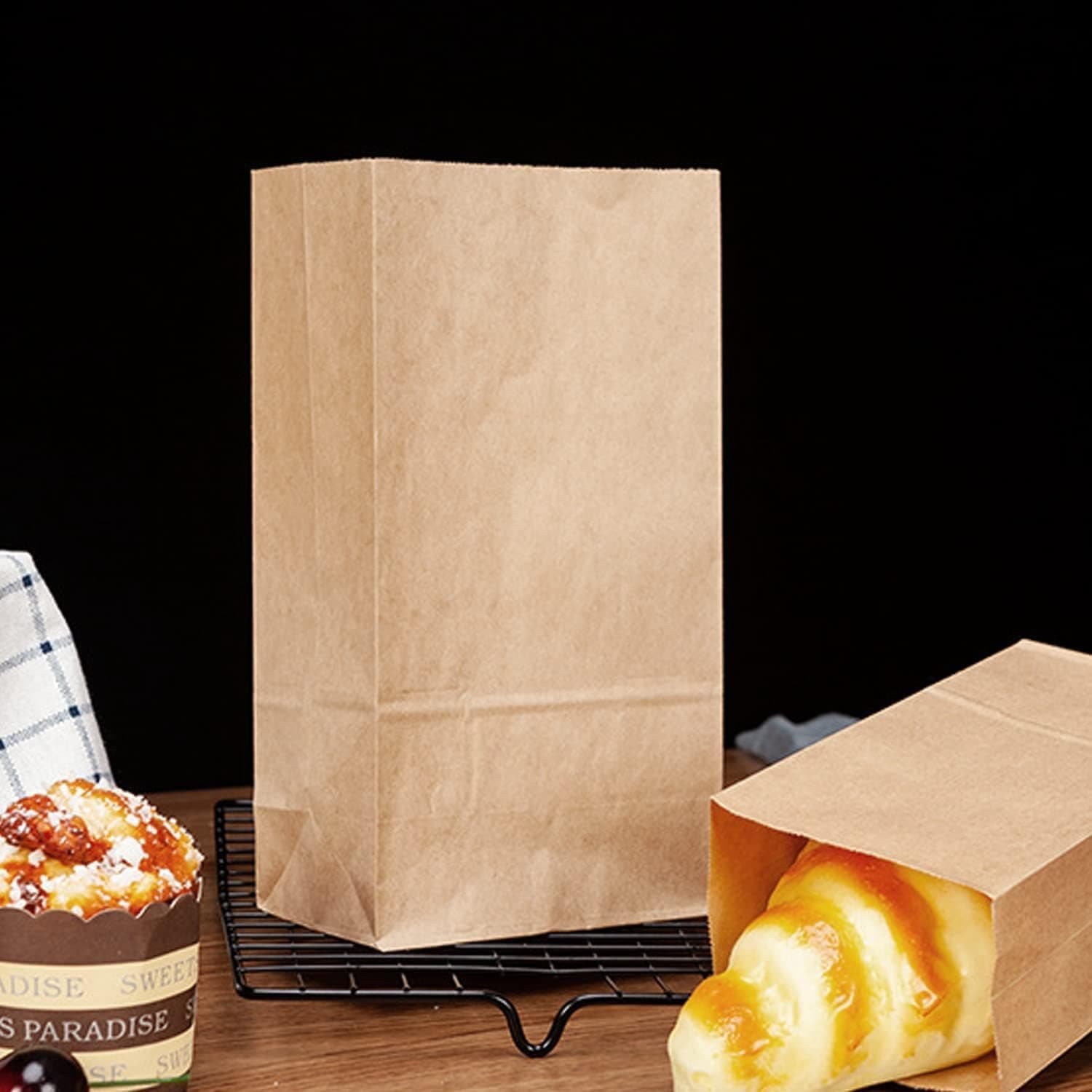 Medium Paper Food Bags | Main custom printed | Customizable packaging Pakistan | CustomPack.pk Lahore