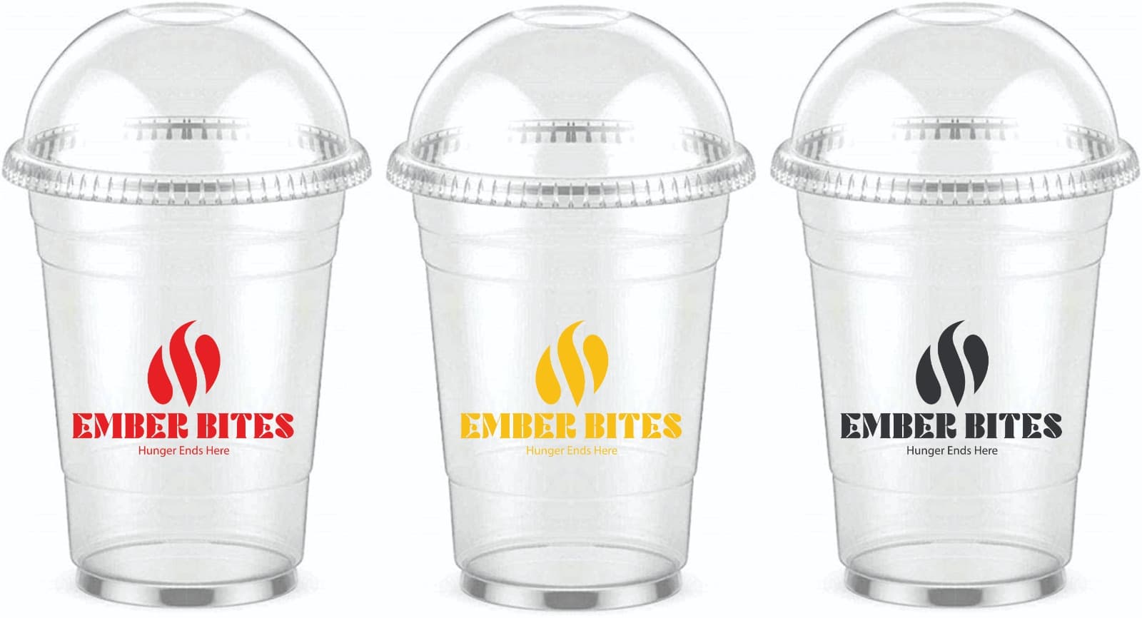 Branded Glass Sample — custom logo printing by custompack.pk