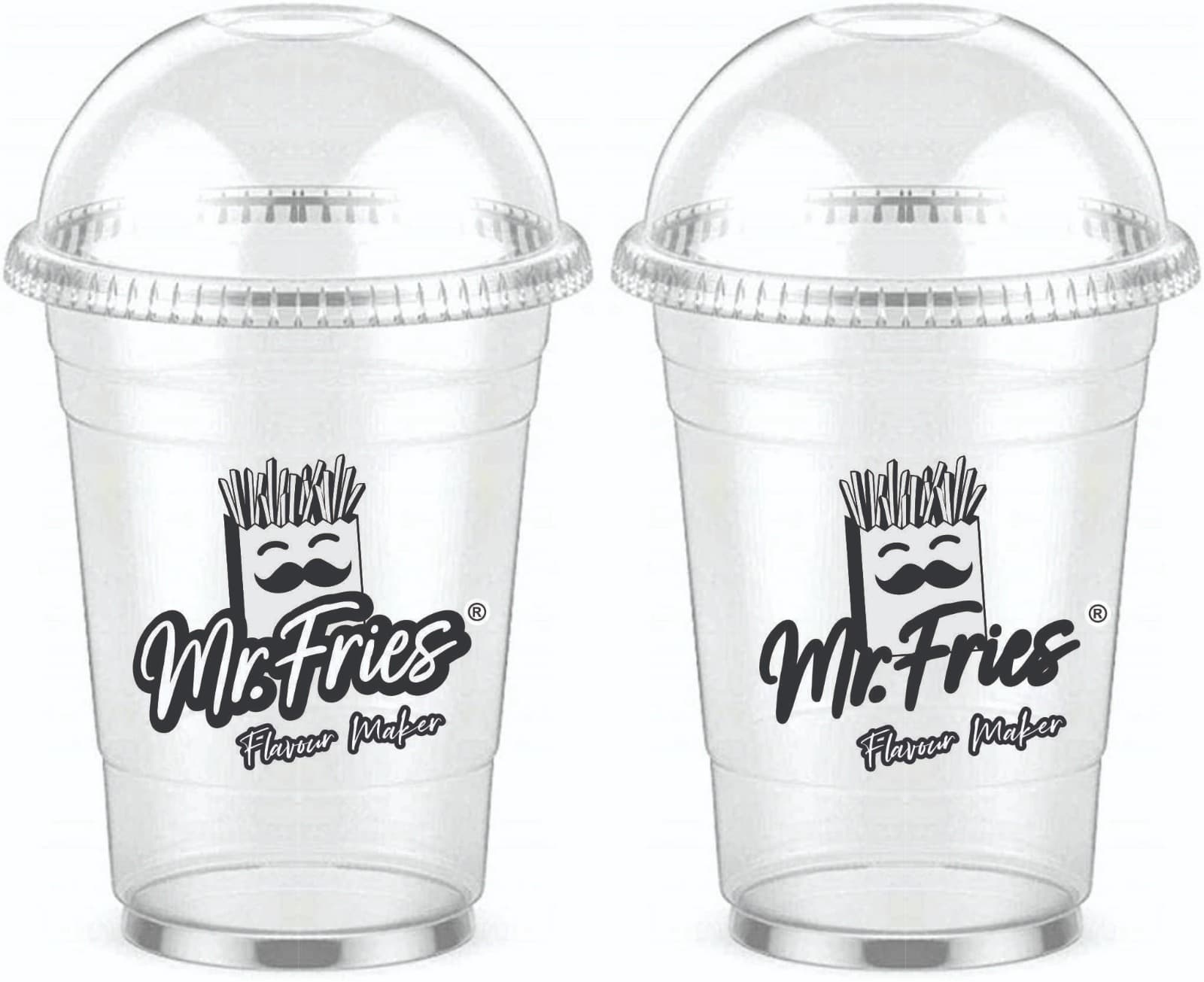 PET Glass Logo Sample — custom logo printing by custompack.pk