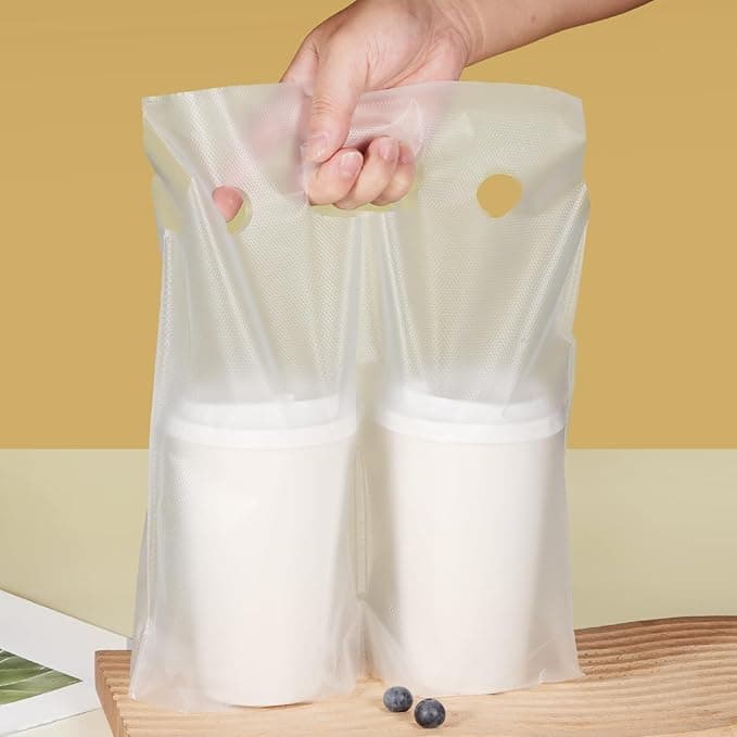 Transparent Carry Bag — Double Handle | Related custom printing product | CustomPack.pk Pakistan